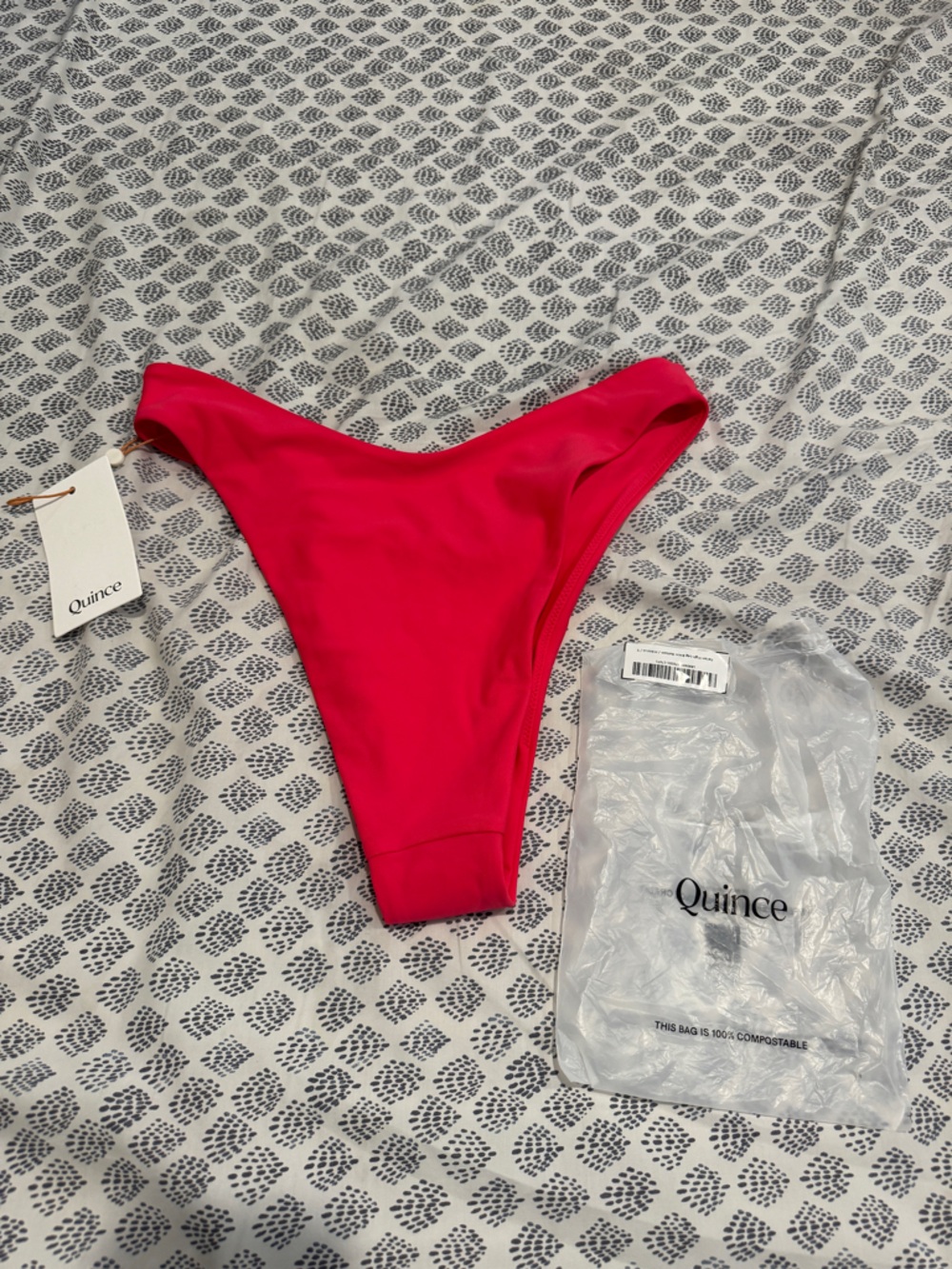 Quince Hibiscus Italian High-leg Bikini Bottom